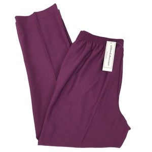 Alfred Dunner Pull On Stretchy Waistband Pants